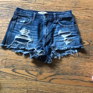 Hollister jean shorts